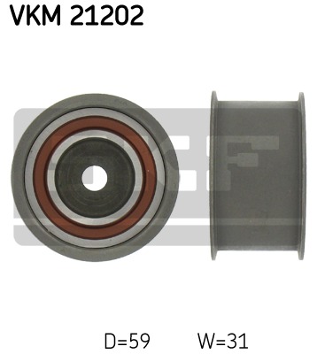 Obehová/vodiaca kladka ozubeného remeňa SKF (VKM 21202)